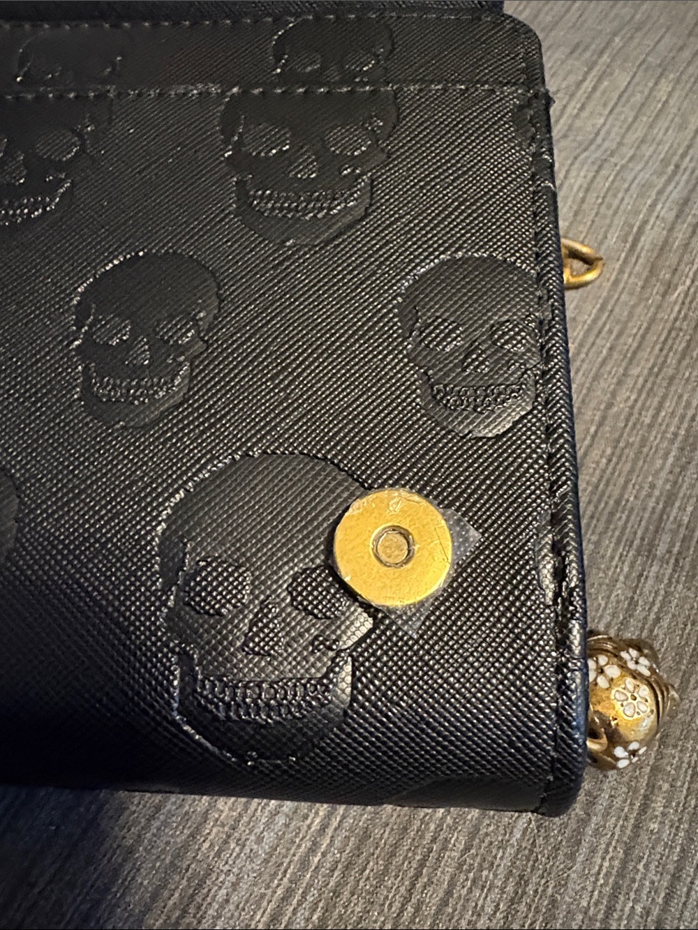 Betsey Johnson Skull Boss Wallet on a Chain NWOT - Picture 9 of 13